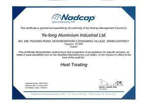 Heat Treating -NADCAP